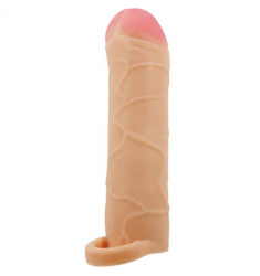 FUNDA EXTENSION PARA EL PENE TACTO REAL +2,5cm