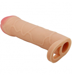 FUNDA EXTENSION PARA EL PENE TACTO REAL +2,5cm