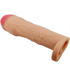 FUNDA EXTENSION PARA EL PENE TACTO REAL +5cm