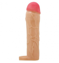 FUNDA EXTENSION PARA EL PENE TACTO REAL +5cm