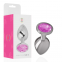 PLUG JOYA ANAL DE METAL DIAMOND ROSA