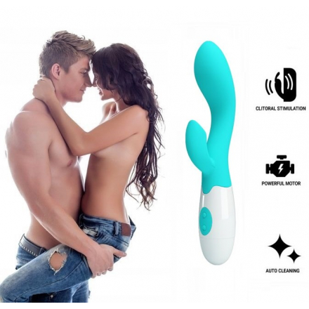 VIBRADOR PUNTO G PRECIOSO COLOR TURQUESA