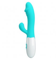 VIBRADOR SEMIREALISTICO EN PRECIOSO COLOR TURQUESA