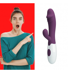 VIBRADOR SEMIREALISTICO PURPURA