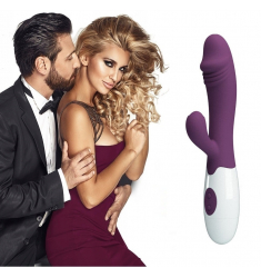 VIBRADOR SEMIREALISTICO PURPURA