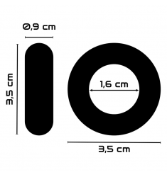 ERECTOPOTENZ ANILLO PARA LA ERECCION DE 3,5CM