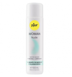 PJUR WOMAN NUDE LUBRICANTE INTIMO PARA MUJER BASE AGUA 100 ML