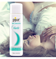 PJUR WOMAN NUDE LUBRICANTE INTIMO PARA MUJER BASE AGUA 100 ML