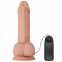  Pene realístico vibrador con ventosa. natural 21cm