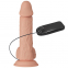  Pene realístico vibrador con ventosa. natural 21cm