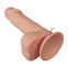  Pene realístico vibrador con ventosa. natural 21cm