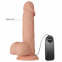  Pene realístico vibrador con ventosa. natural 21cm