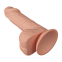  Pene realístico vibrador con ventosa. natural 21cm