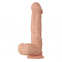  Pene realístico vibrador con ventosa. natural 26cm