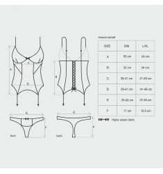 ELEGANTE CORSET DE FINO ENCAJE