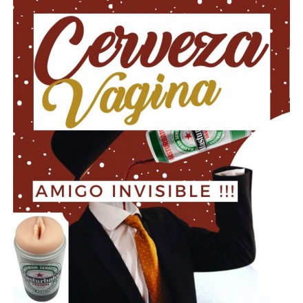 LATA DE CERVEZA MASTURVADOR VAGINA AMIGO INVISIBLE