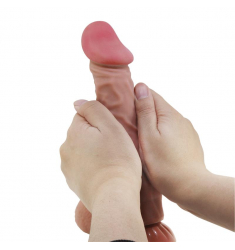 DILDO PIEL REALISTA CON VENTOSA  24 CM