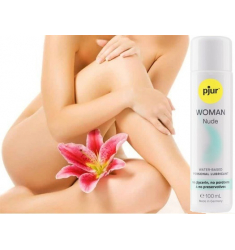 PJUR WOMAN NUDE LUBRICANTE INTIMO PARA MUJER BASE AGUA 100 ML