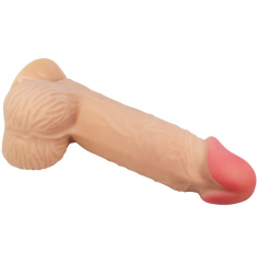 DILDO REALISTICO NATURAL DE  20,6 CM 