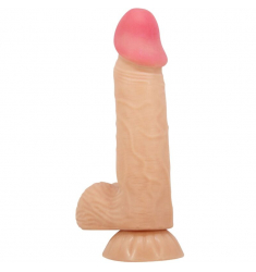 DILDO REALISTICO NATURAL DE  20,6 CM 