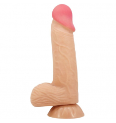 DILDO REALISTICO NATURAL DE  20,6 CM 