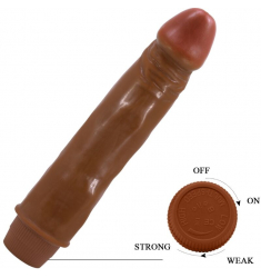  VIBRADOR REALÍSTICO  MULATO DE 21CM